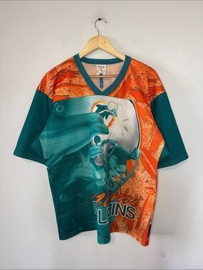 Vintage Miami Dolphins Jersey / XL / 90s / AOP / CCM / NFL